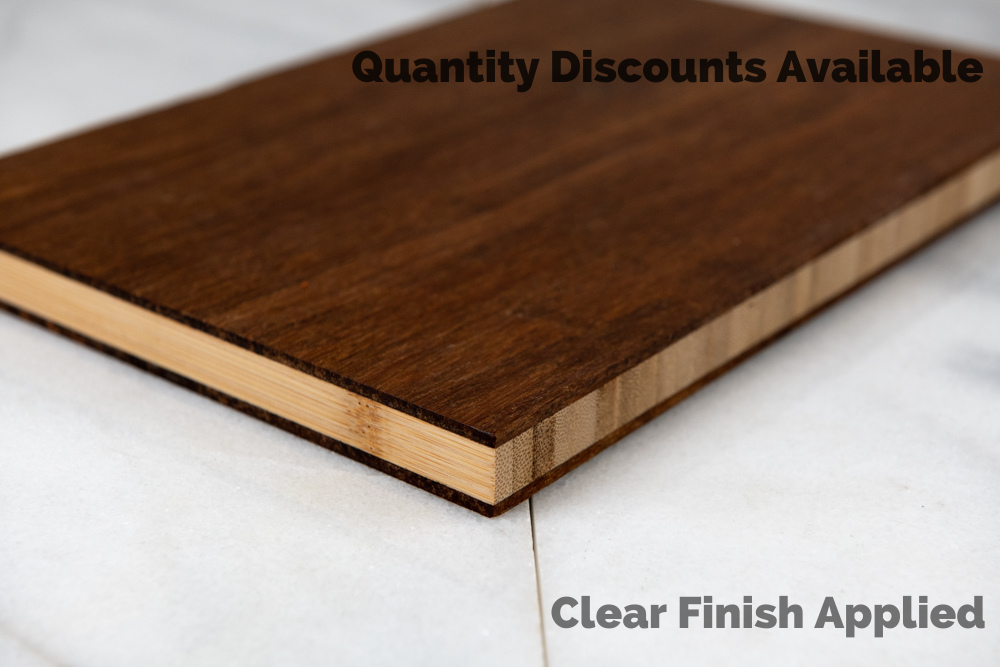 1/2 Carmelized Bamboo 3-Ply Dimensioned Boards (Choose Your Size